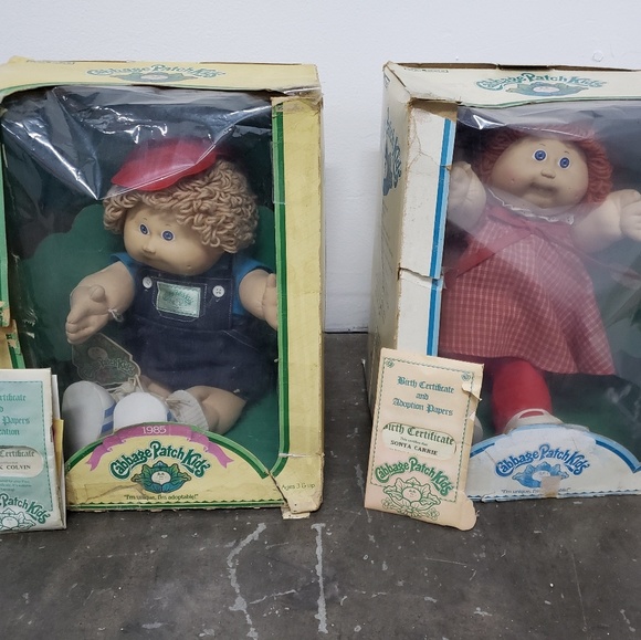 cabbage patch doll set